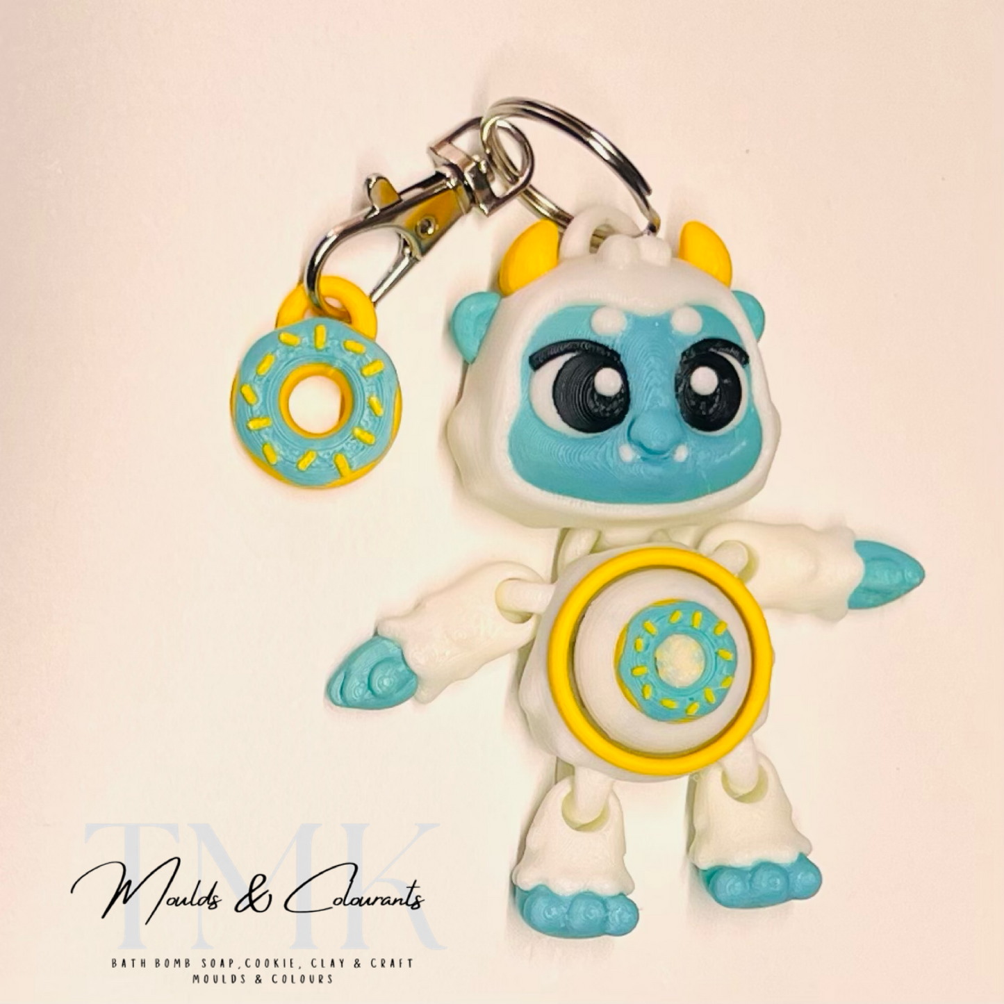 Cute Yeti Large Flexi Fidget Clickers