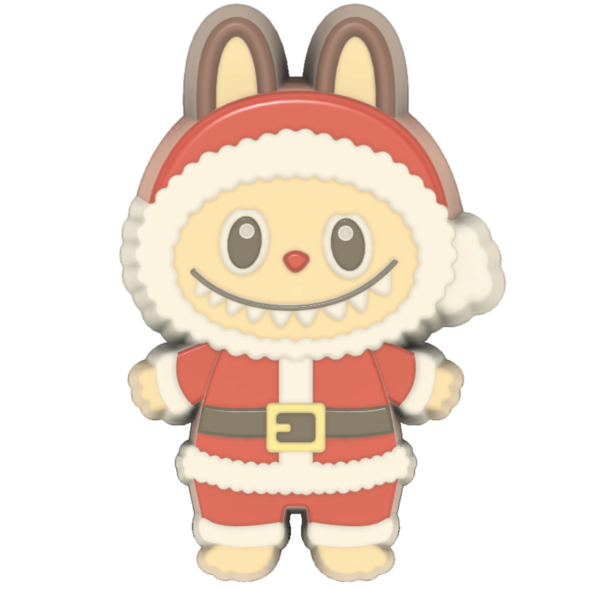 Labubu Santa Christmas 2025 (3D Printed)