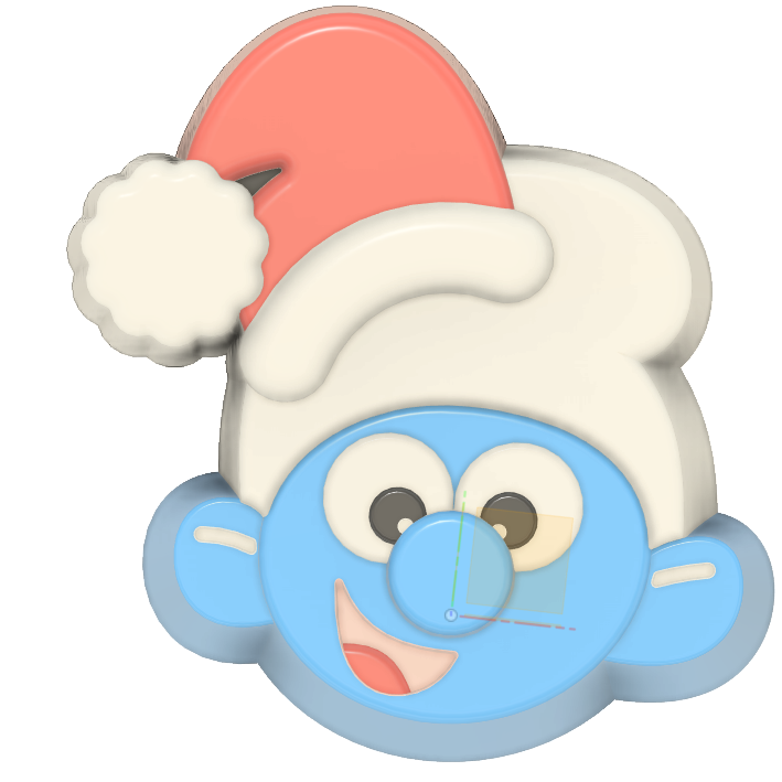 Smurf Christmas 2025 (3D Printed)