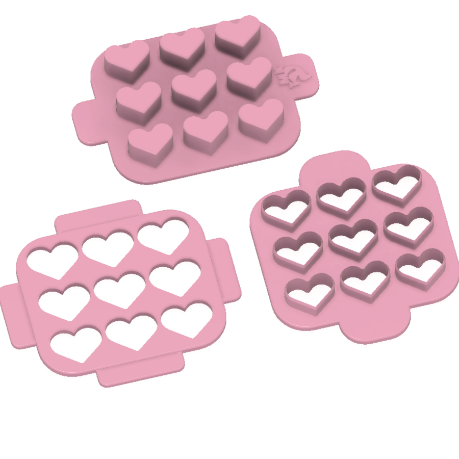 Air Dry Bubble Clay Scoopie Moulds