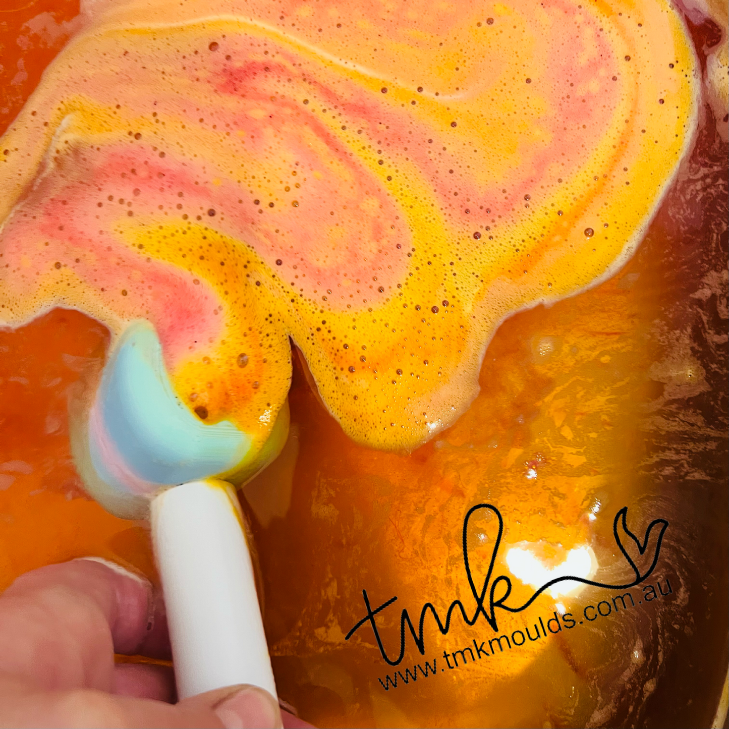 Paint Brush Style Magic Bath Bomb Wands