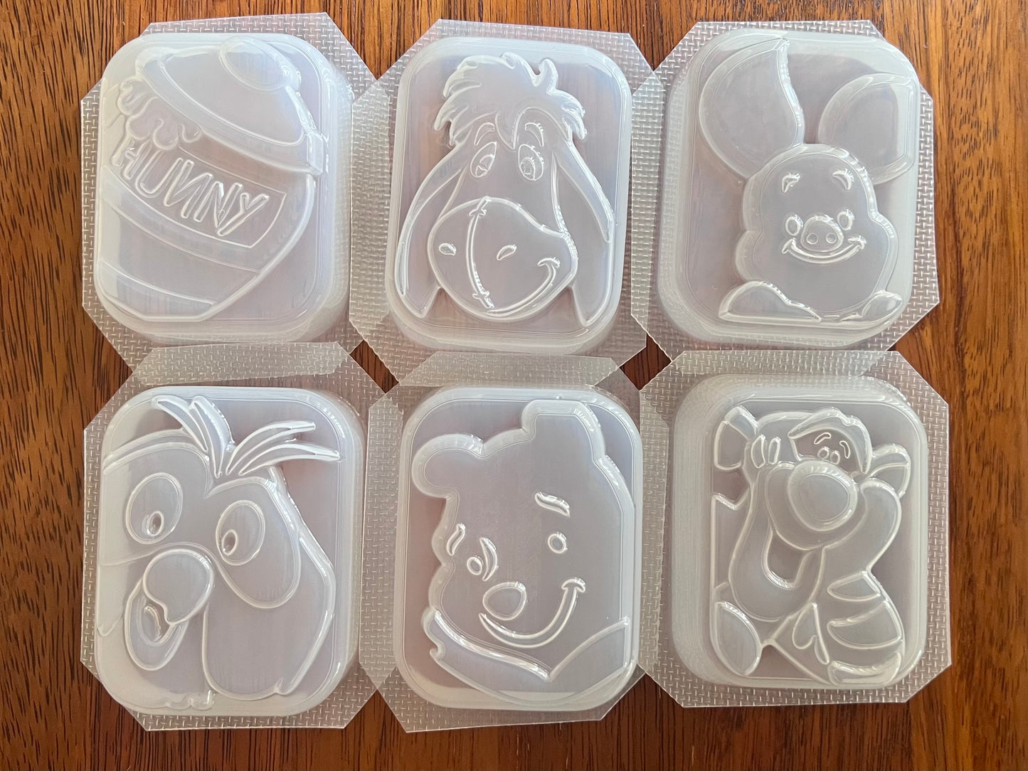 Winnie Pooh and Friends Cubes (Vacuum Form Mould)