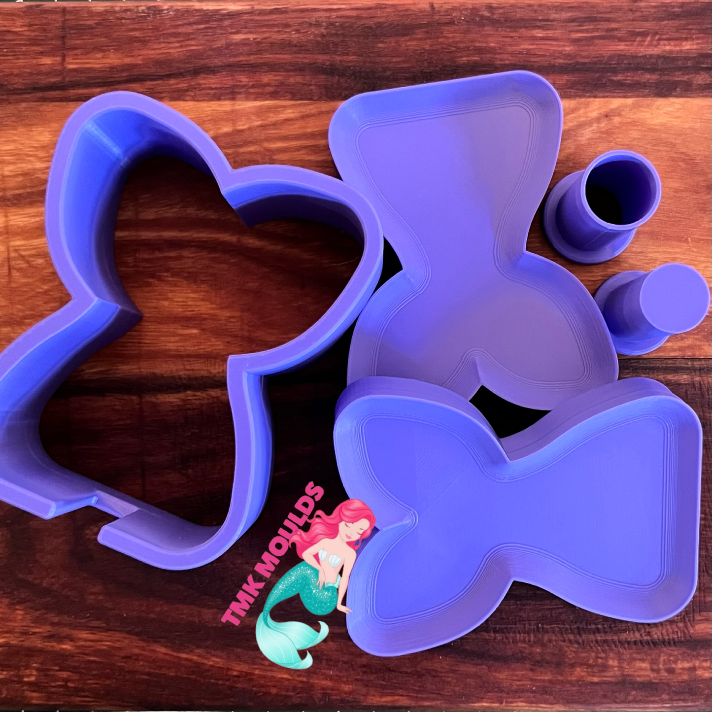 3 Piece Bubble Wand Moulds
