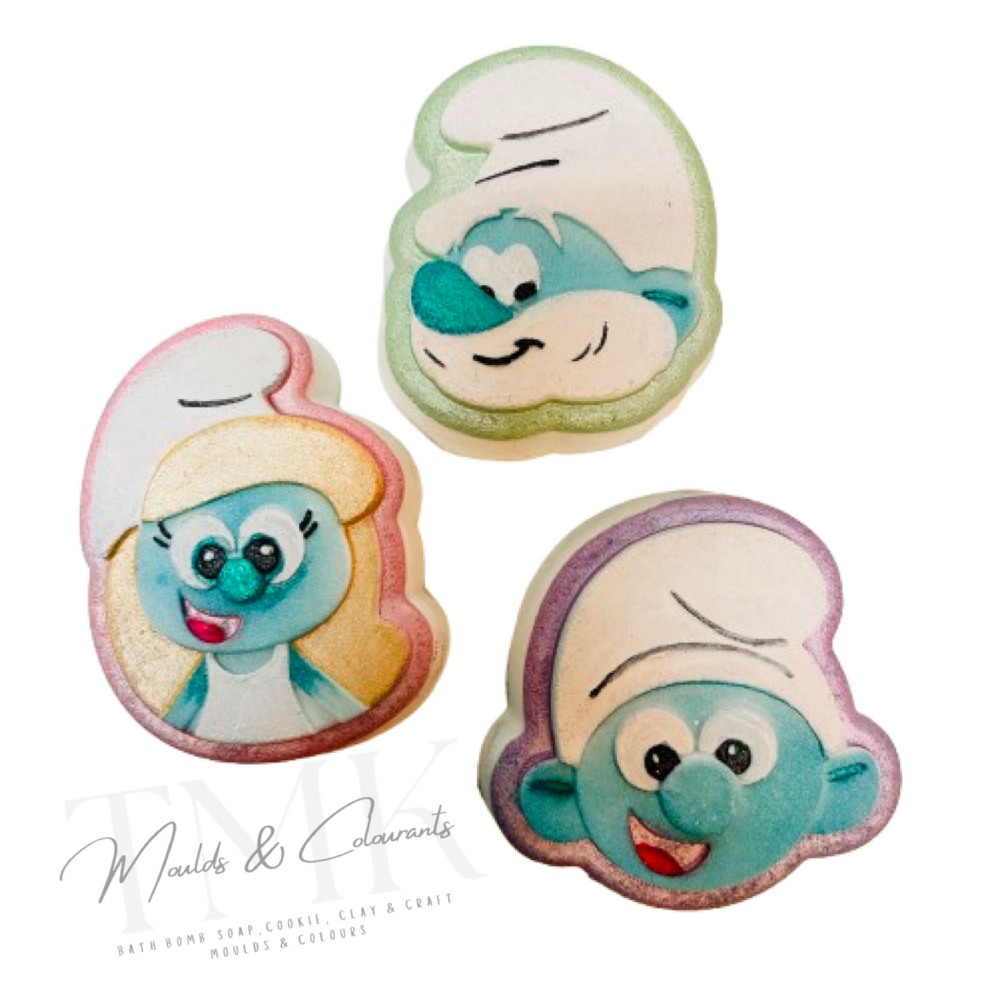 Smurfs HYBRID 3D Printed Moulds