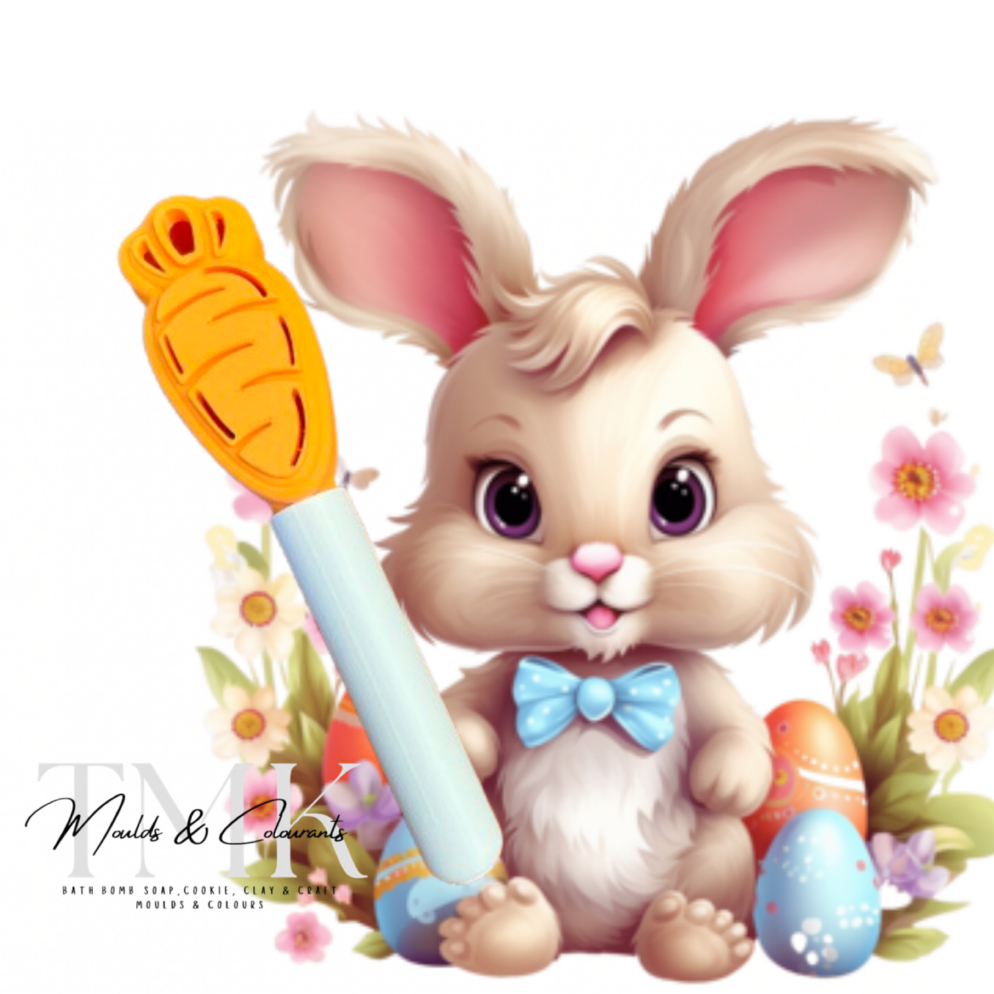 Easter Carrot Style Magic Bath Bomb Wands