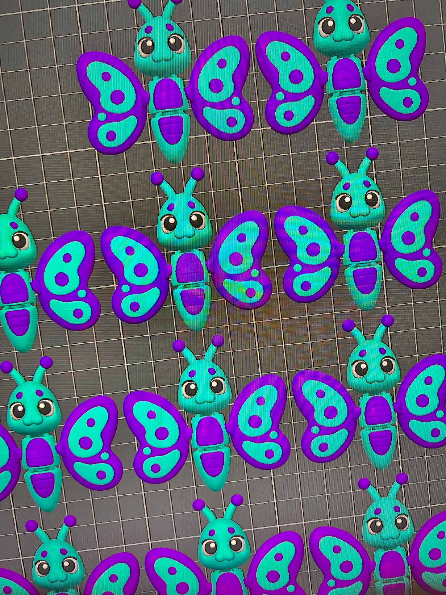 Belinda Butterfly 1, Butterfly 2, Bee, Seahorse, Mouse & Tiger