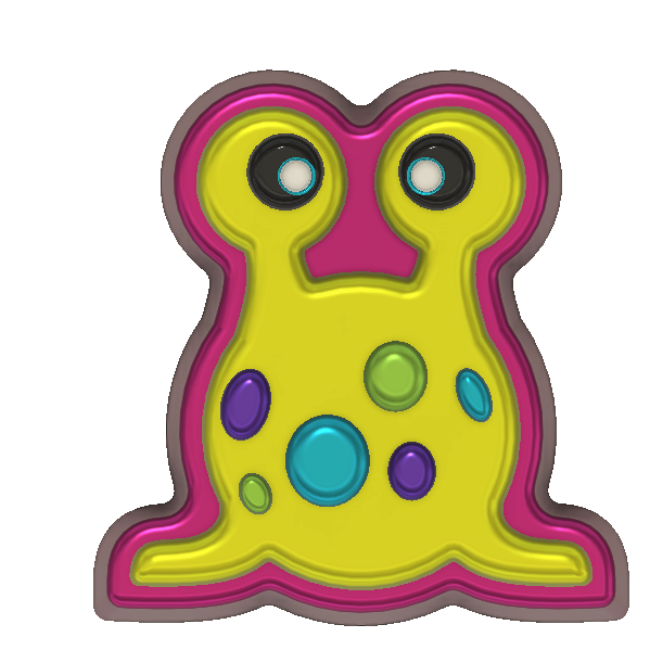 Set of Aliens and Space Vacuum Form Mould