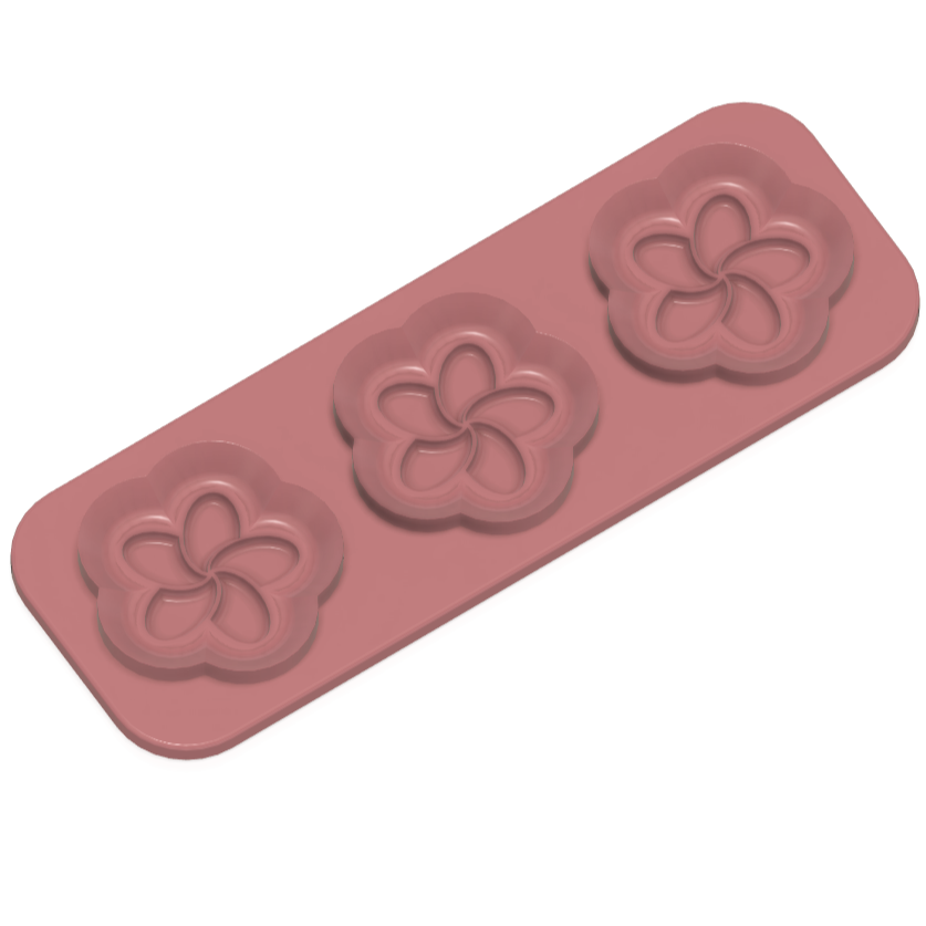 Trio Steamer Hybrid Daisy Shaped and Design Plates