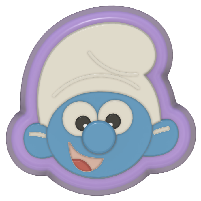Smurfs HYBRID 3D Printed Moulds