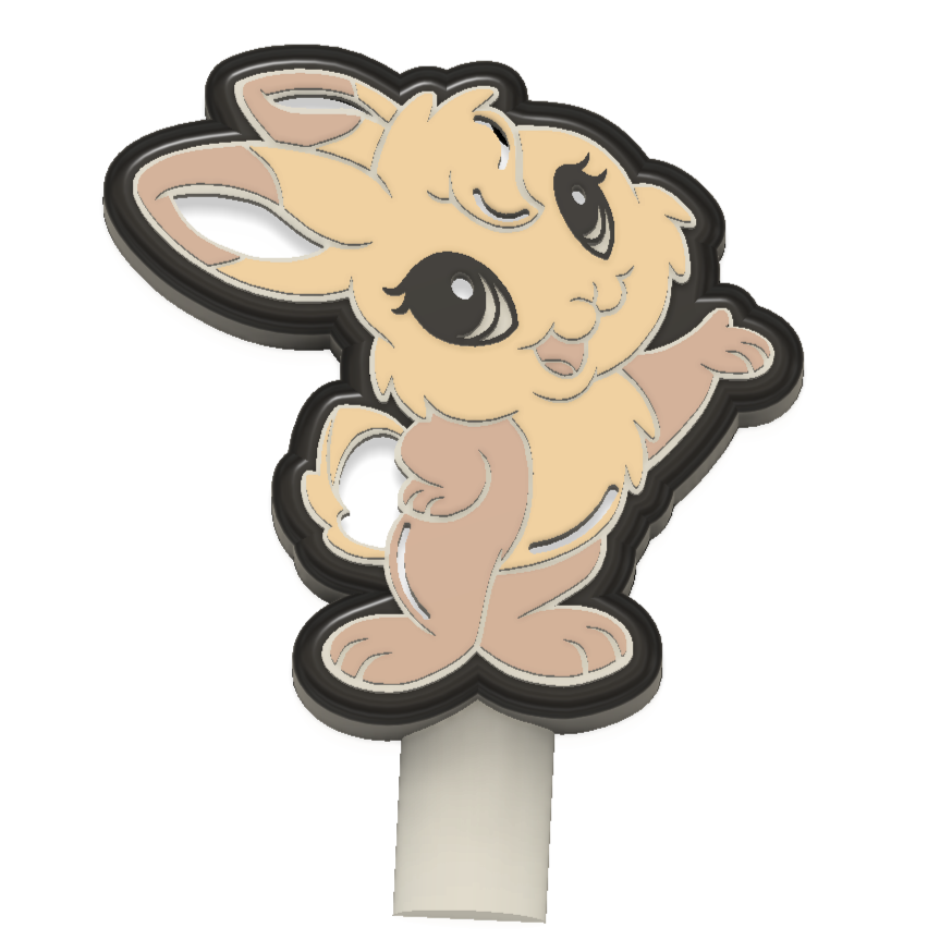 Easter Sassy Rabbit Style Magic Bath Bomb Wands