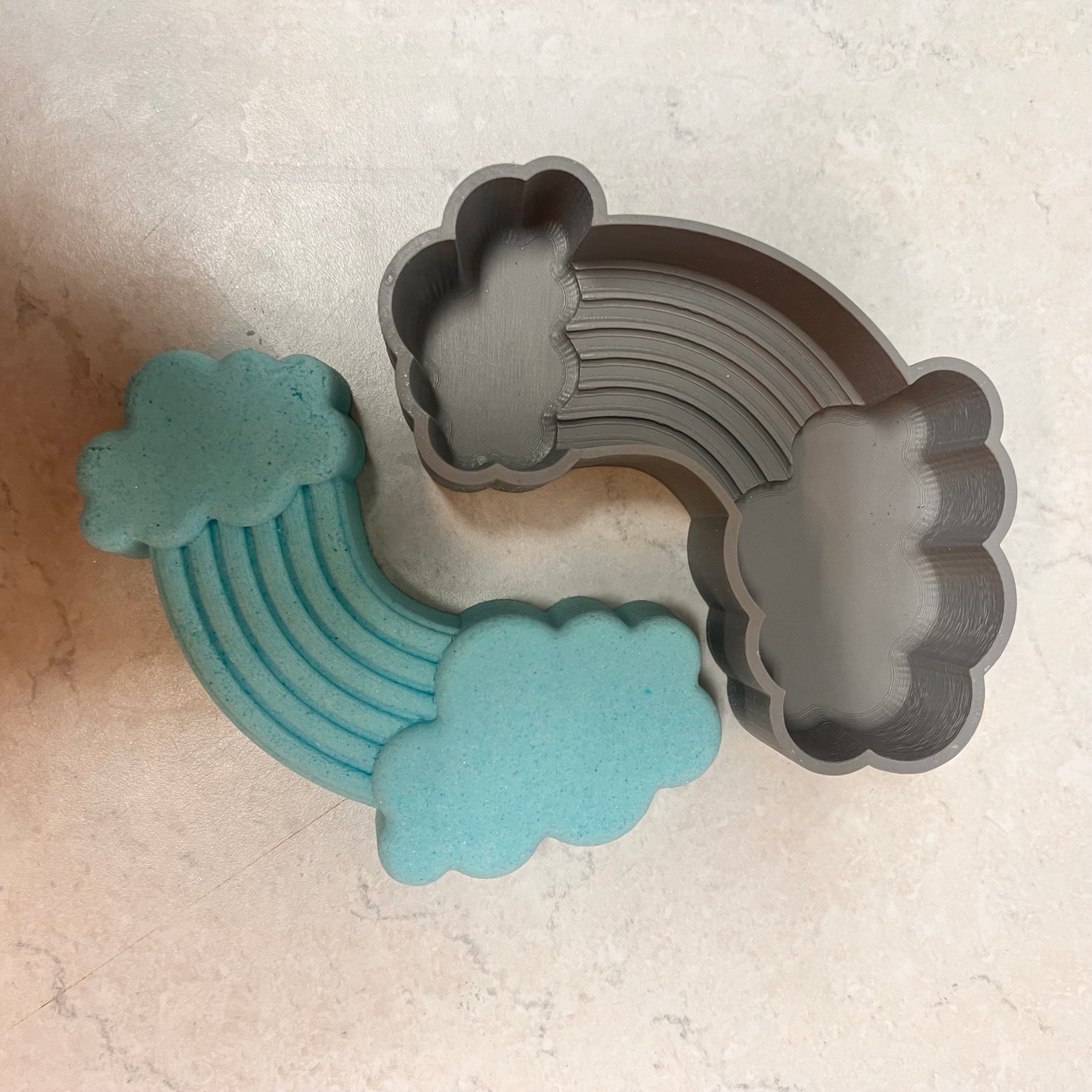 Double Cloud Different kinda Arch Rainbow (3D Printed)