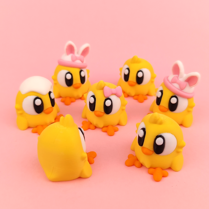 Animals you might see at the Farm Mini Articulated 3D Prints for Bath Bombs