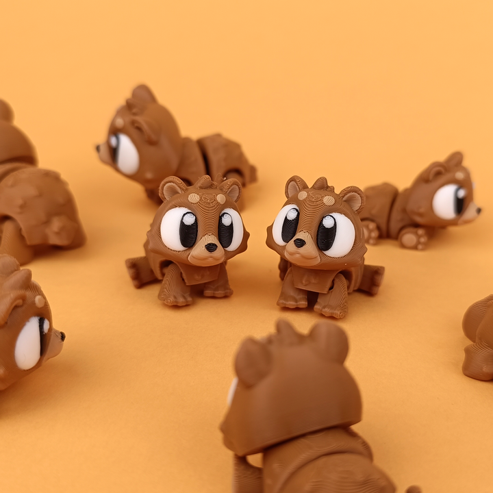 Animals you might see at the Zoo Articulated Fleci 3D prints