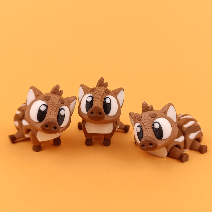 Animals you might see at the Zoo Articulated Fleci 3D prints