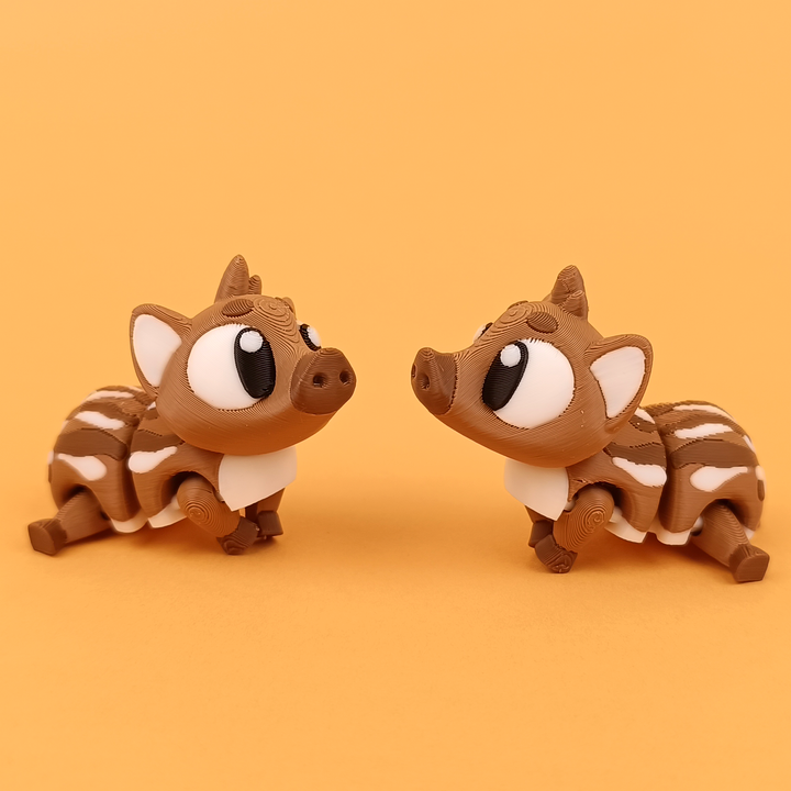 Animals you might see at the Zoo Articulated Fleci 3D prints