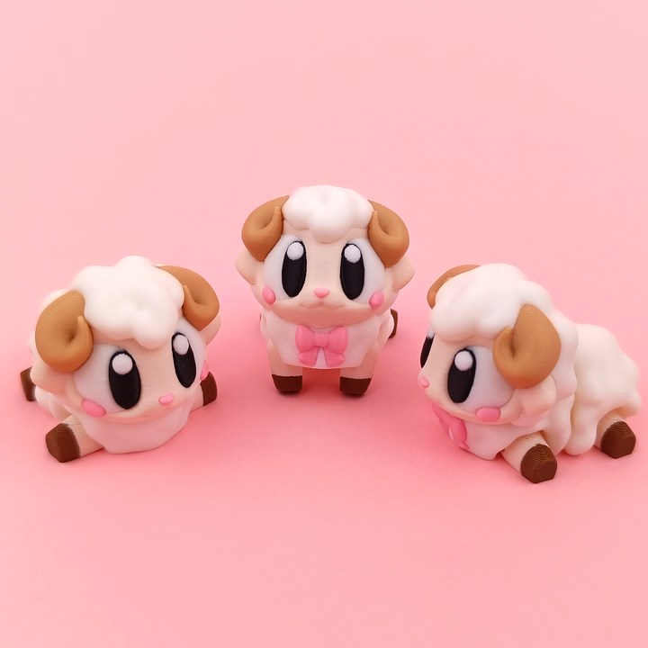 Animals you might see at the Farm Mini Articulated 3D Prints for Bath Bombs