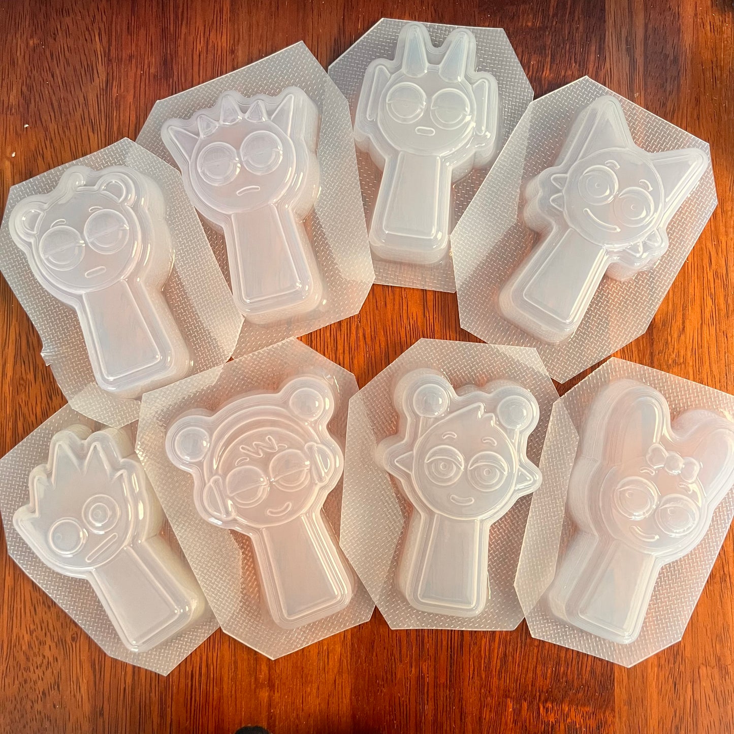 Sprunki Collection of 8 Vacuum Form Mould