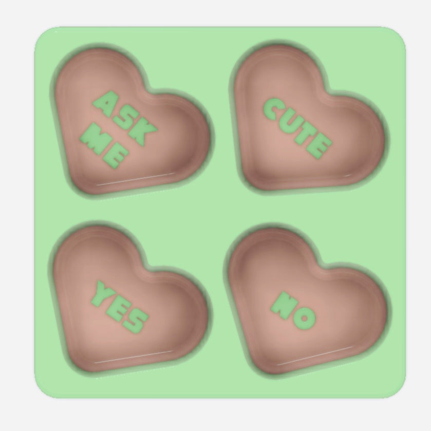 Valentines Conversation Hearts Toddler Moulds
