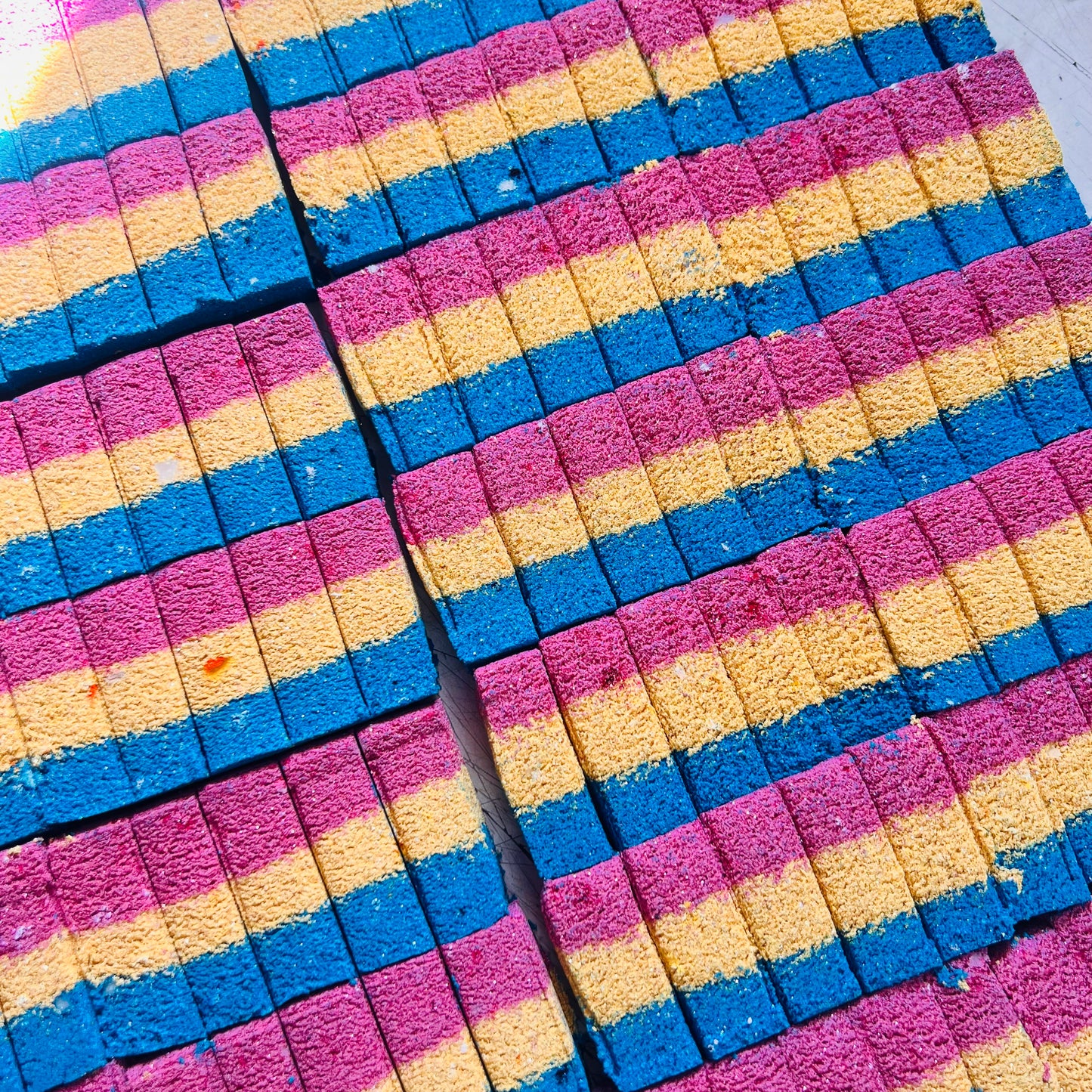 Pastel Rainbow Mega Micro Glitter Embeds for Bath Bombs