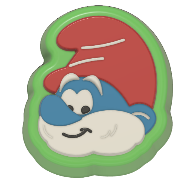 Smurfs HYBRID 3D Printed Moulds
