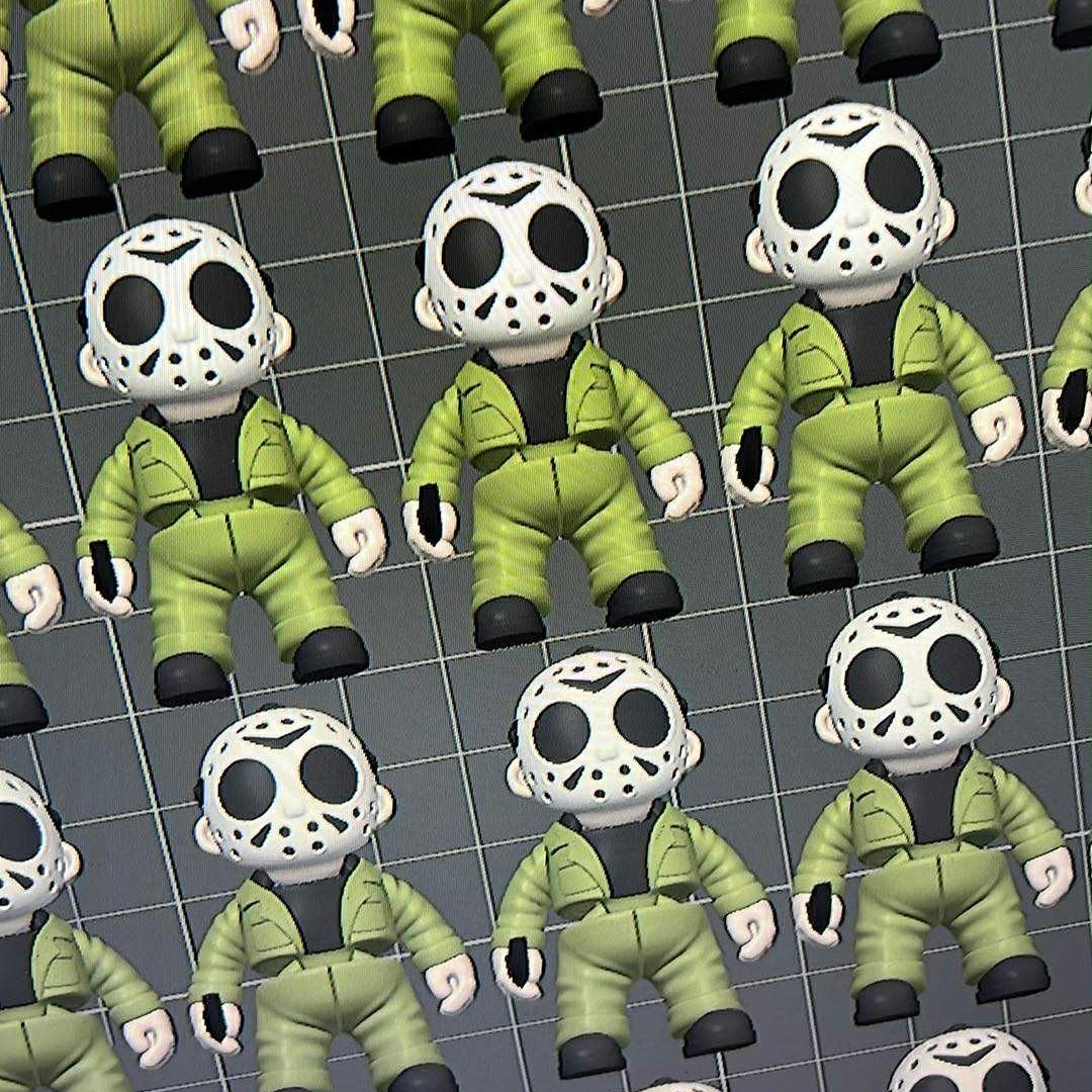 10x Articulated Flexi Jason Toys for Bath Bombs