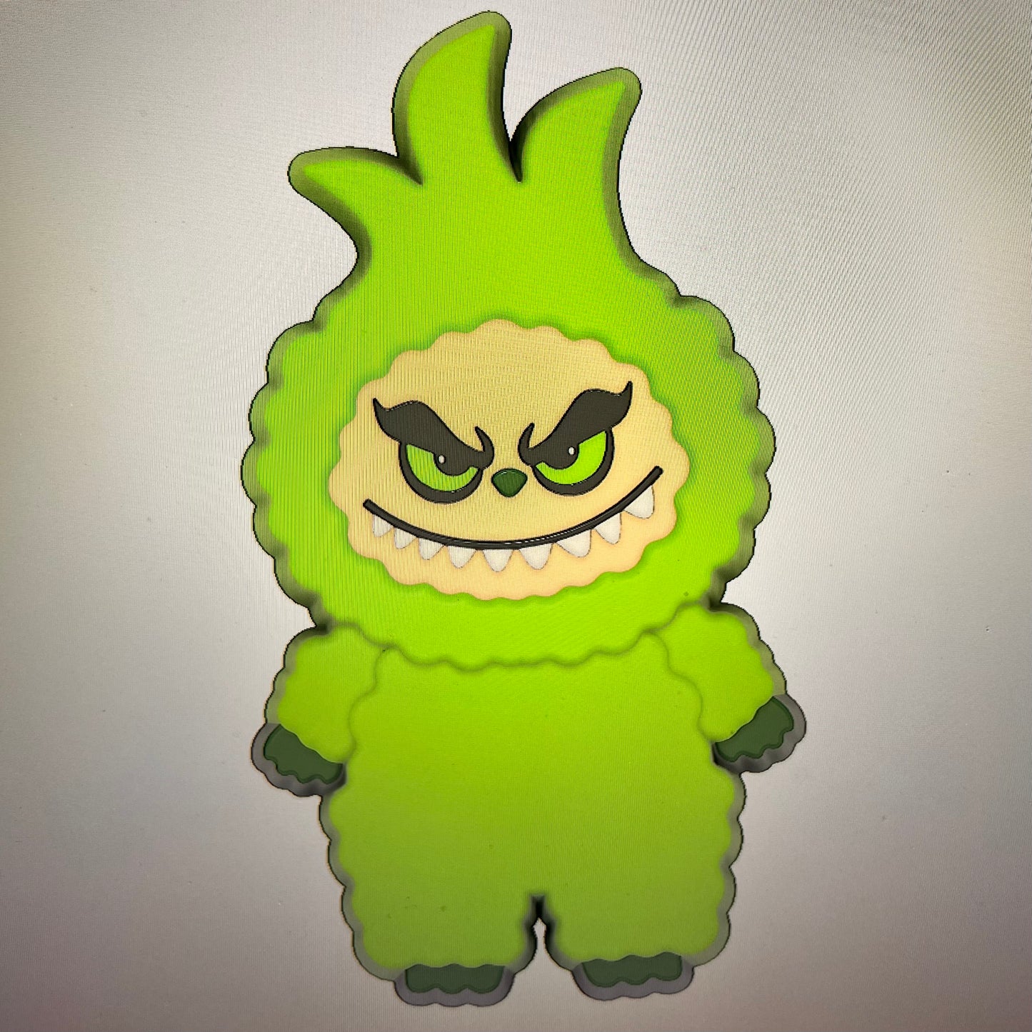 Labubu Grinch Christmas 2025 (3D Printed)