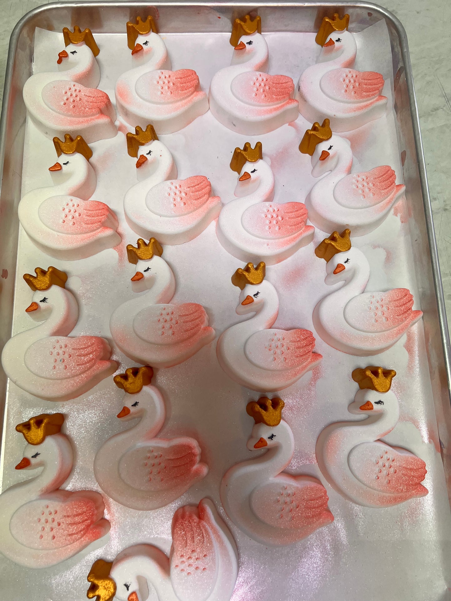 Crowned Swan Hybrid Mould (3D Printed)