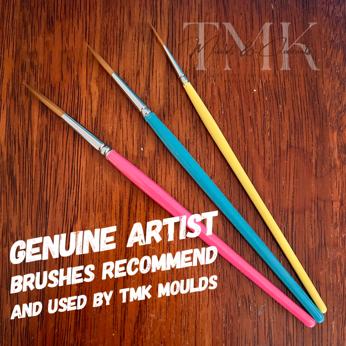 Brushes specially for painting Bath Bombs.