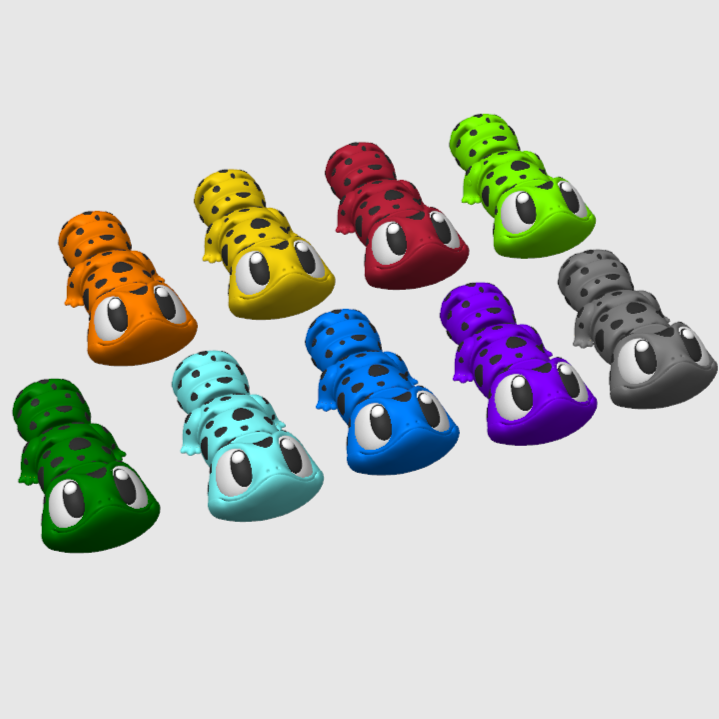 Animals you might see at the Zoo Articulated Fleci 3D prints