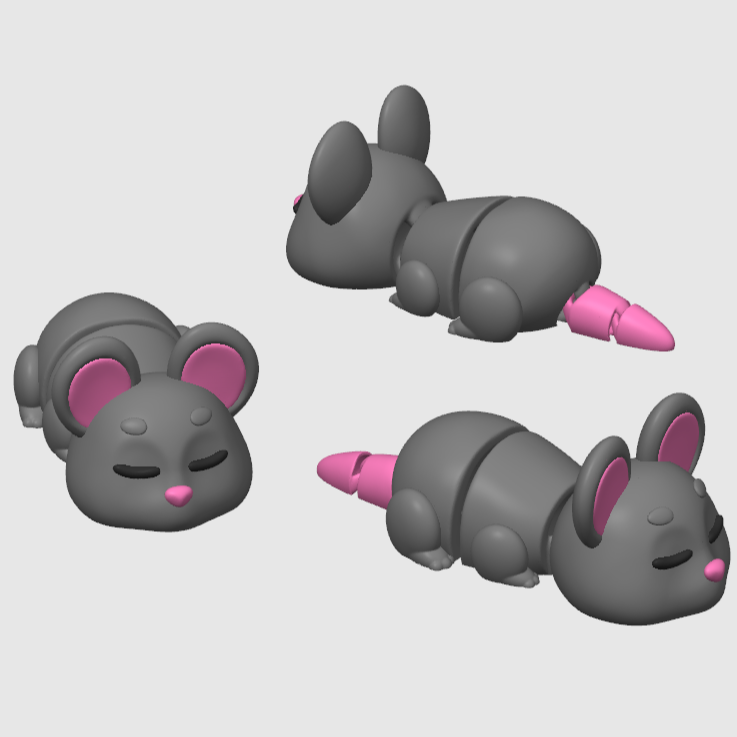 Animals you might see at the Farm Mini Articulated 3D Prints for Bath Bombs