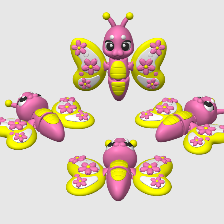 Animals you might see at the Farm Mini Articulated 3D Prints for Bath Bombs