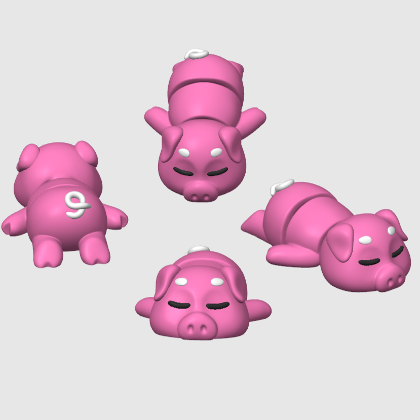 Animals you might see at the Farm Mini Articulated 3D Prints for Bath Bombs