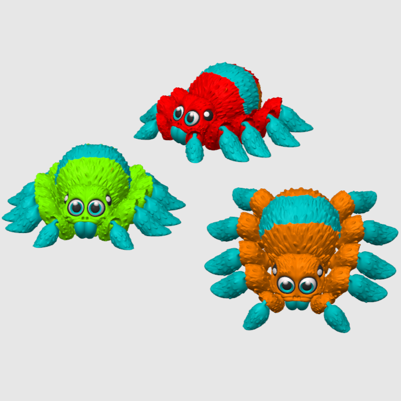 Animals you might see at the Zoo Articulated Fleci 3D prints