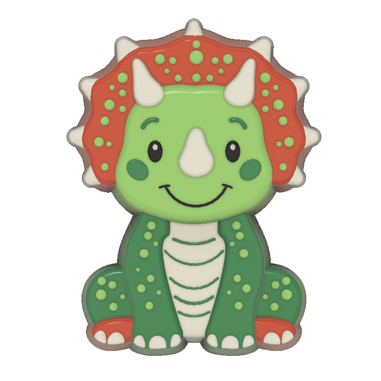 Spotted Dino (Vacuum Form Mould)