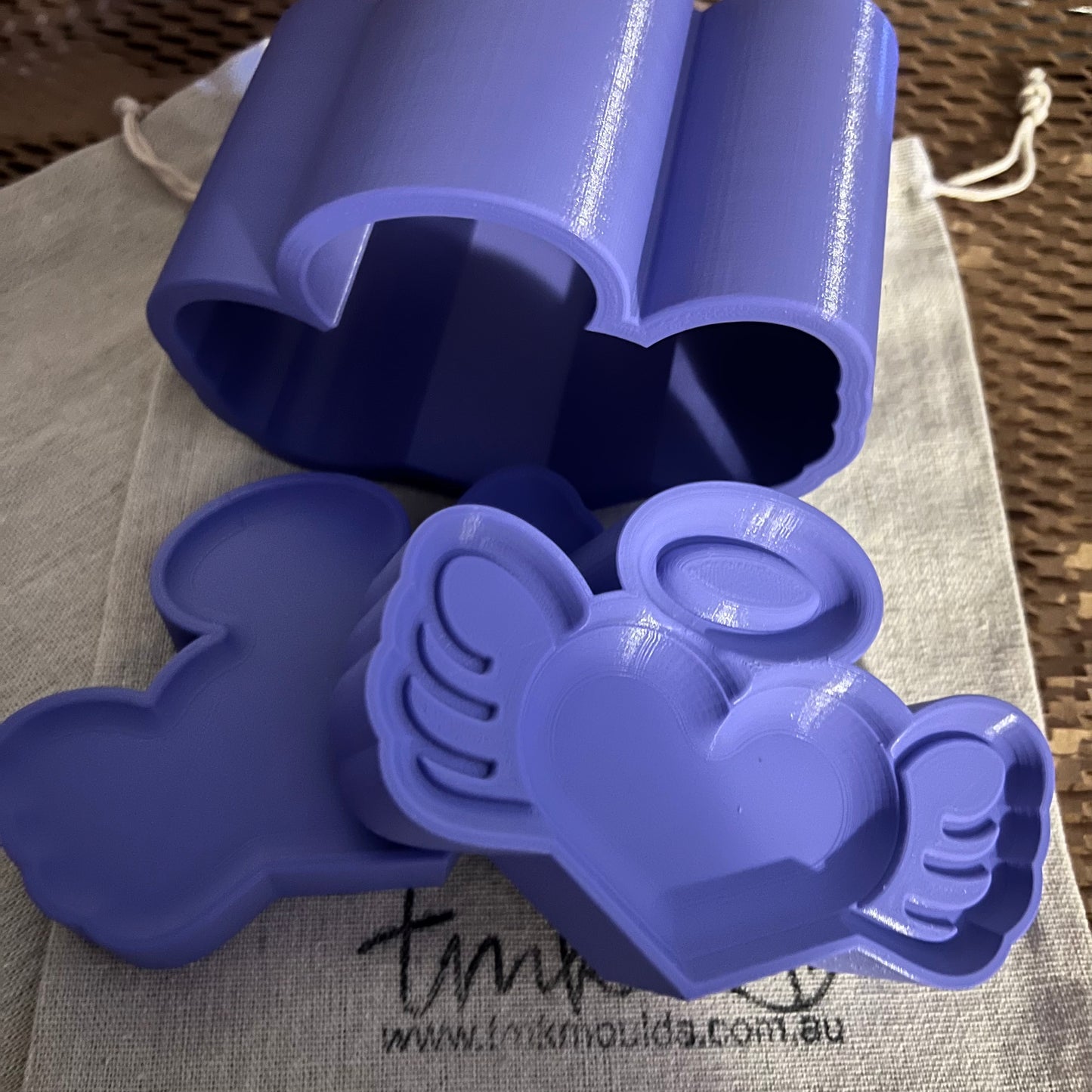 Winged Heart 3 Piece Press Mould
