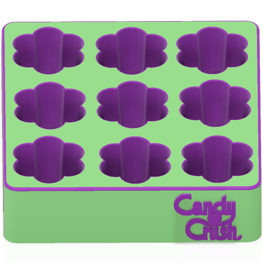 Candy Crush Confetti Moulds and Plungers (Sold as a complete set) OR (SOLD Separately)