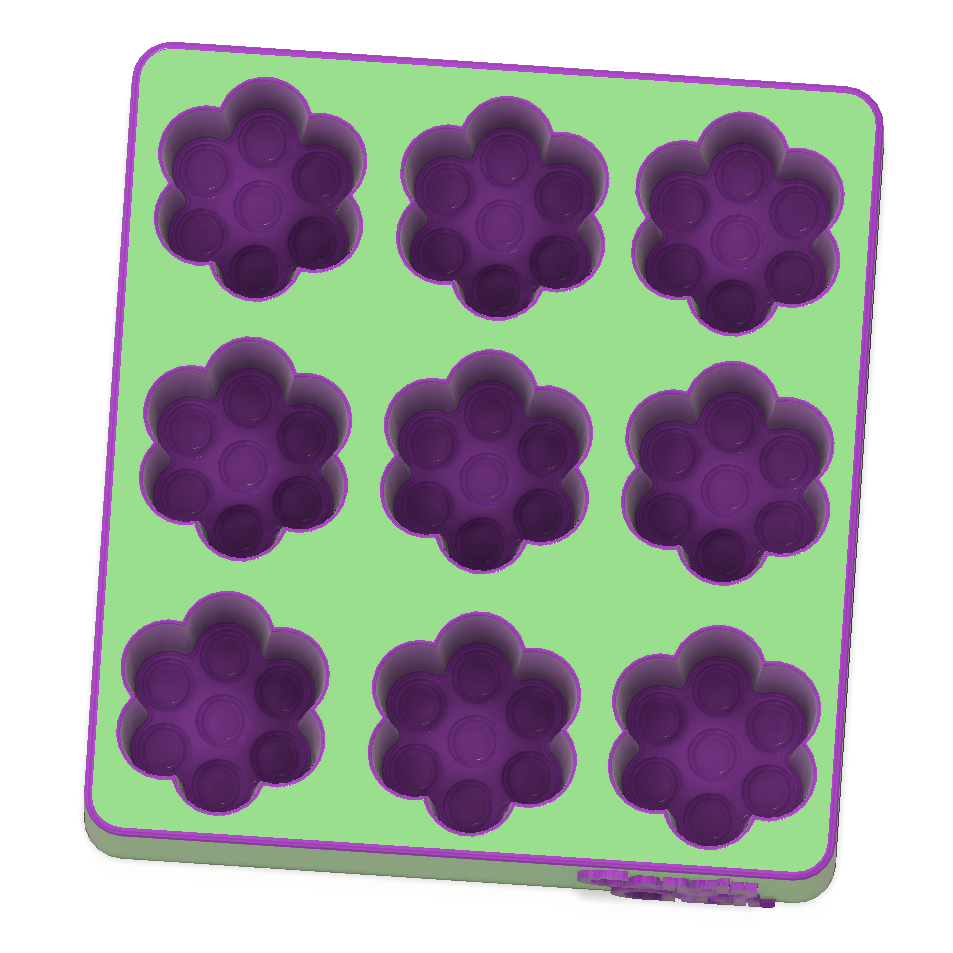 Candy Crush Confetti Moulds and Plungers (Sold as a complete set) OR (SOLD Separately)