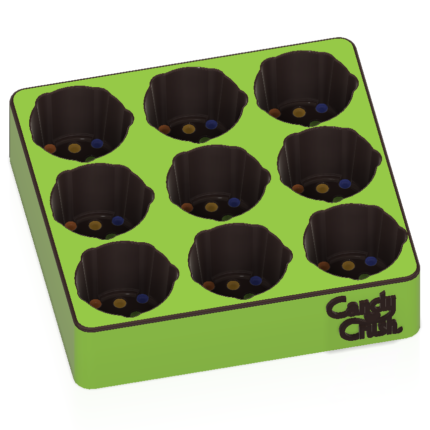 Candy Crush Confetti Moulds and Plungers (Sold as a complete set) OR (SOLD Separately)