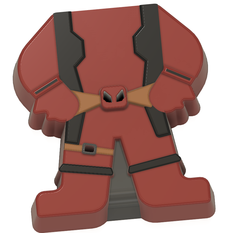 Deadpool & Deadpool Lil (Vacuum Form Mould)❤️