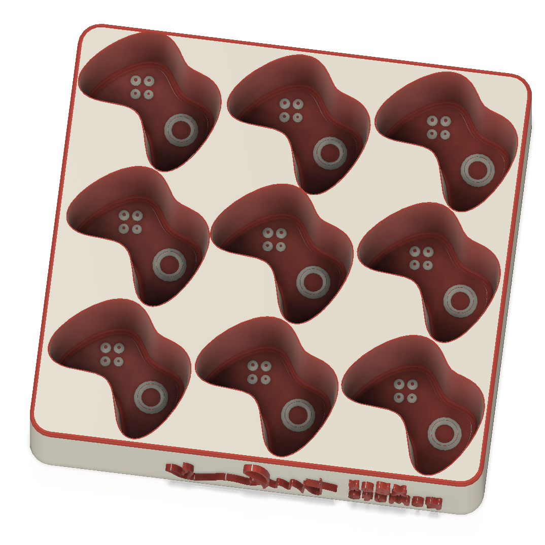 Gamer Confetti Moulds and Plungers (Sold as a complete set) OR (SOLD Separately)