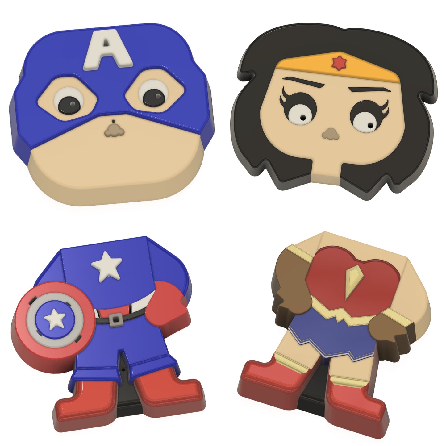 Capt A & Lil Capt A (Vacuum Form Mould)