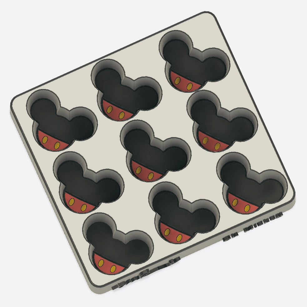 Mick and Minnie Confetti Moulds and Plungers (Sold Separately)