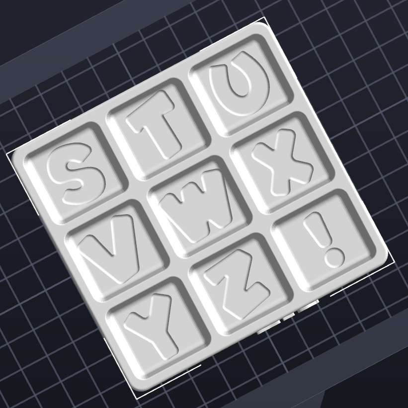 Alphabet, Numbers & Symbols Confetti Mould & Plunger