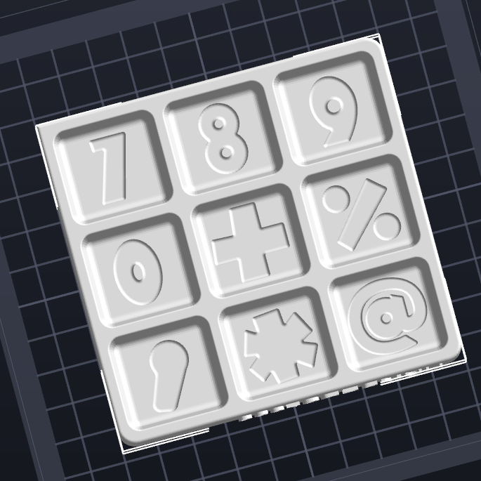 Alphabet, Numbers & Symbols Confetti Mould & Plunger