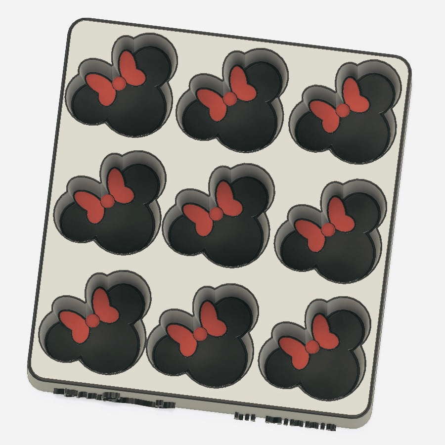 Mick and Minnie Confetti Moulds and Plungers (Sold Separately)