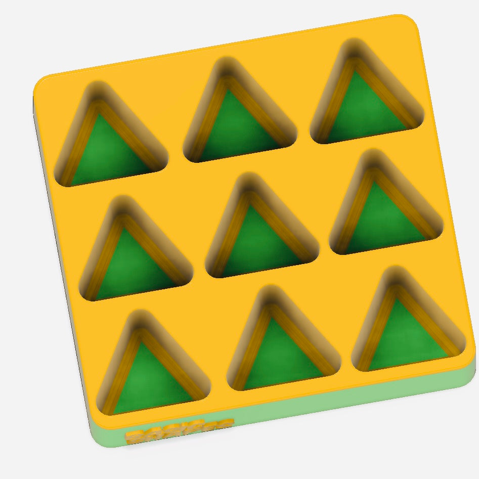 Basic Shapes Confetti Moulds and Plungers (Sold as a complete set) OR (SOLD Separately)