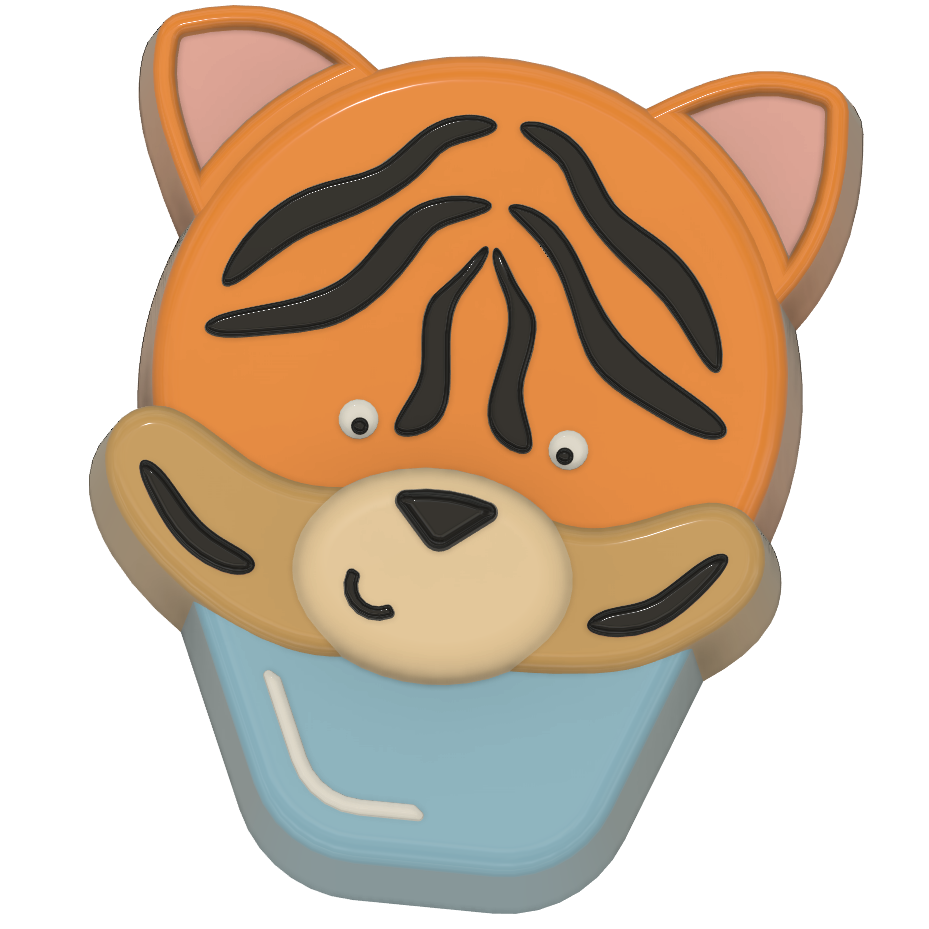 Chibi Cupcake Animals Collection (Vacuum Form Mould)❤️