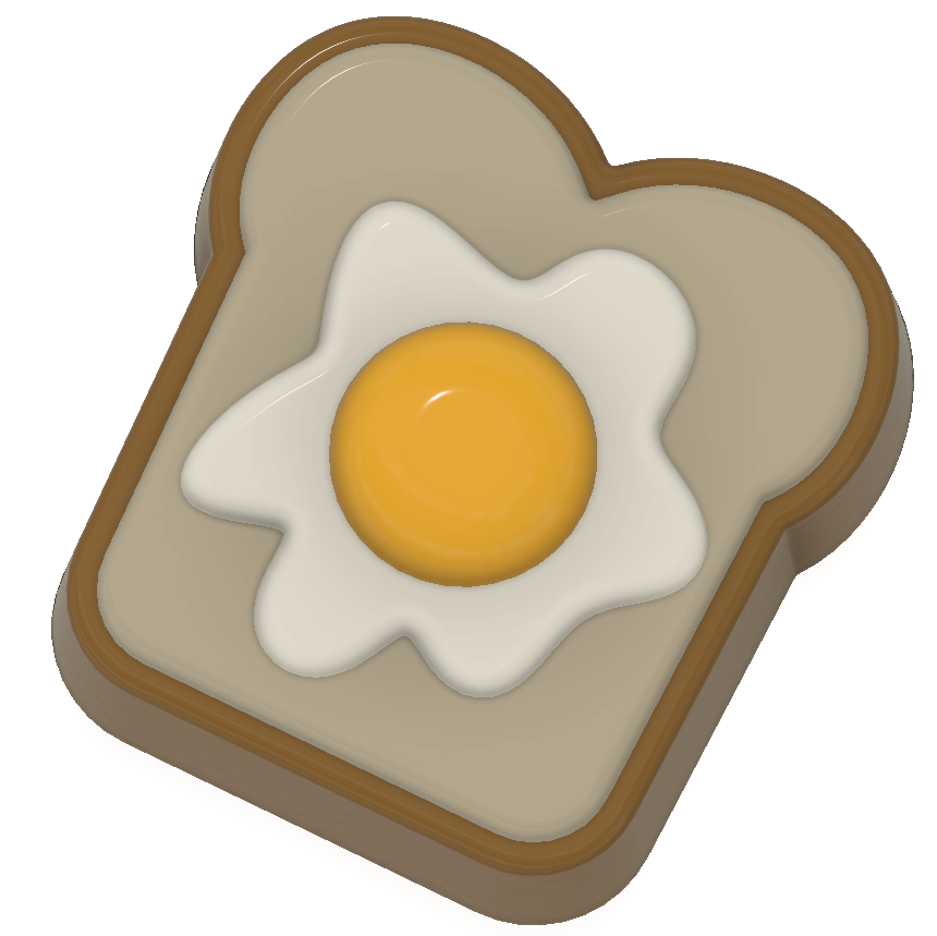 Googie Egg Toastie NEW (Vacuum Form Mould)❤️
