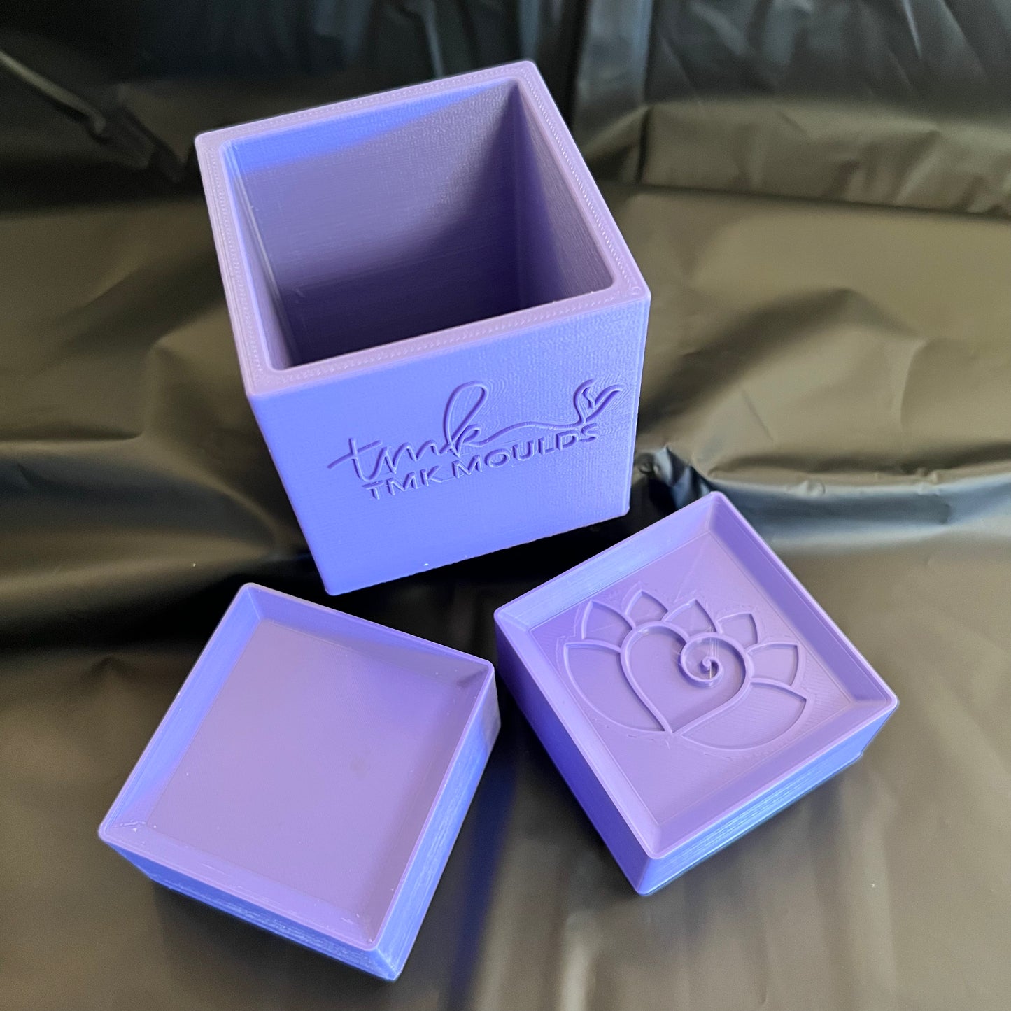 3 Piece Press Moulds and Plates Square Shaped