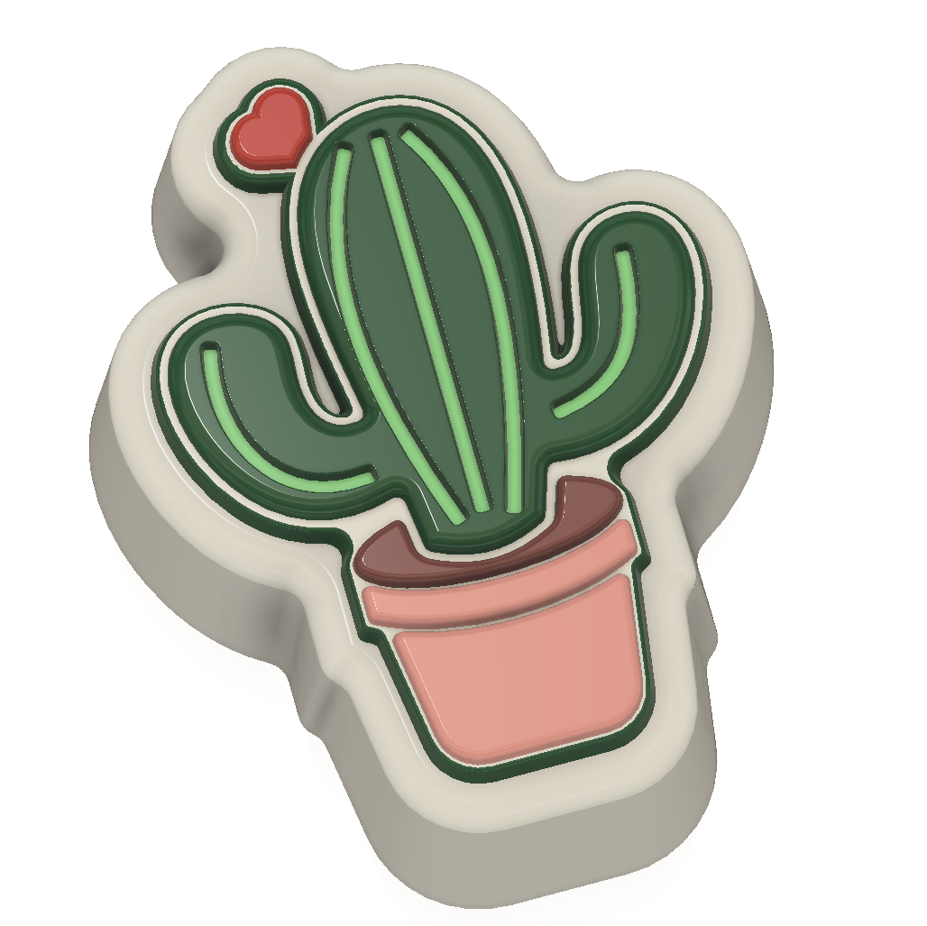Cactus NEW (Vacuum Form Mould)